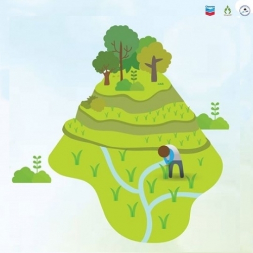 หลุมขนมครกแบบพื้นที่สูงบนเขา